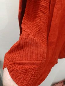 Red Knit Pullover