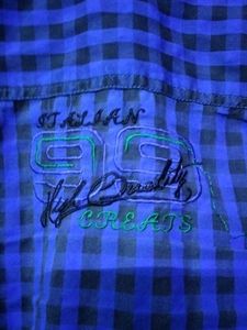 Boys’ Blue &amp; Black Checkered Shirt