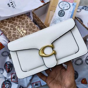 Coach Tabby Shoulder Bag white