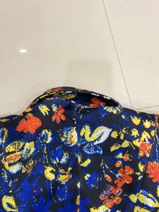 Multicoloured Unique Floral Blazer