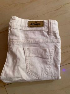 White Denim Jeans Like New Condition