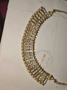 Elegant Pearl & Stone Necklace