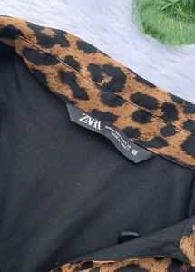 Zara Animal Print Dress And Savana Bag
