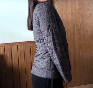 🌸Cozy Charcoal Quilted Jacket for Women🌸