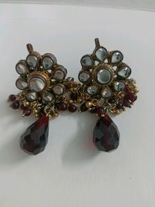 Floral Kundan Earring