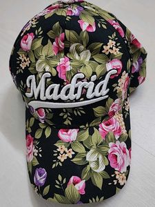 MADRID WOMENS CAP NEW(VELCROW ADJUSTABLE) FLOWERY