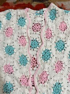 Floral Crochet Cardigan