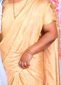 Light Golden Saree