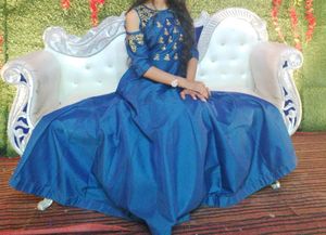 Beautiful Blue Gown Full Length