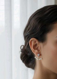 2 pears of Pearl Earring Set