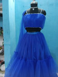 Royal Blue Lehenga Choli Set