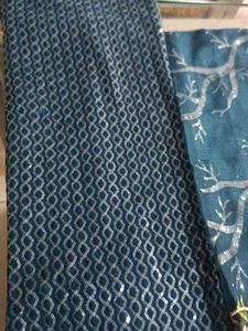 Blue Embroidered Salwar Kameez Set
