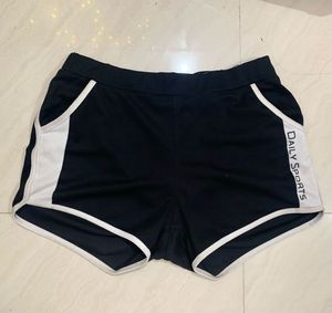 Daily Sports Black Shorts
