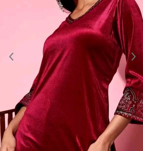 Sassafras Velvet Kurta Set