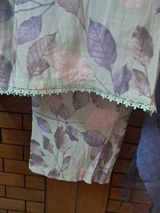 Muslin  Silk Kurta  Set