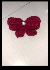 Chorchet Red Bow Clip 🎀✨