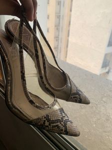 Original Zara Snakeprint Heels