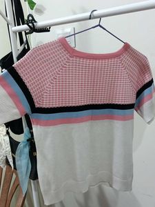 Striped Knit Top