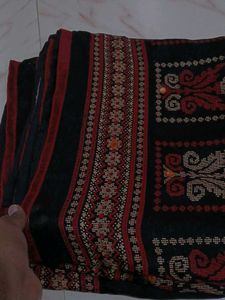 Black Saree With Blouse