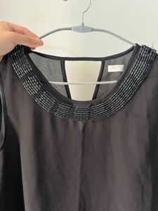 Black Georgette Top