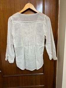 Embroidered White Shirt