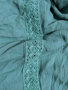 Green Embroidered Top