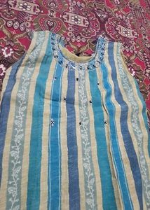 Elegant Striped 3 Kurta