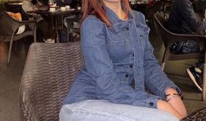 Bow Detailing Denim Shirt Looks Very Chic😮‍💨