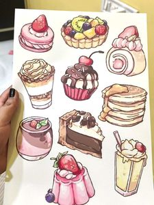Dessert Sticker Sheet