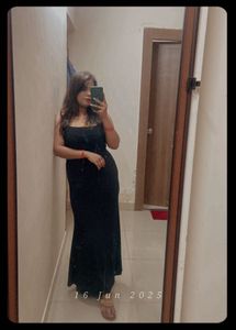 Navy Black Dress
