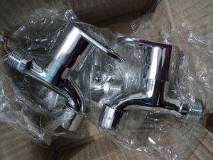 Bathroom Tap Foam Flow Water With Wall Flange, Chr