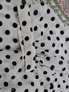 Polka Dot Sheer Top