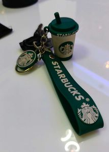 Keychains Silicone Starbuckss Coffee Mug Keychain