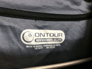 Ontour Grey Short Sleeve Polo T Shirt