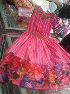 Cute Pink Floral Dress