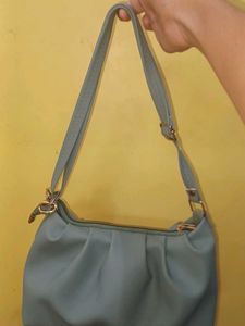 Sea Green Ruched Shoulder Bag🎀