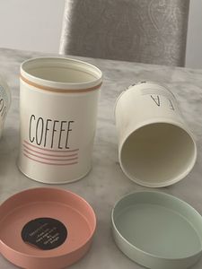 Tea Coffee Sugar Container Set Of 3