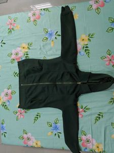 Green Zip-Up Hoodie