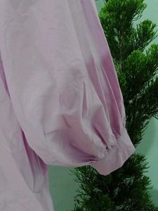 Pink Balloon Sleeve Top