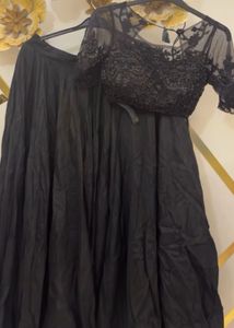 Elegant Black Ethnic Gown