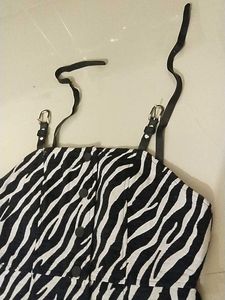Zebra Print Party Wear