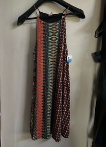 Patterned Sleeveless Dress