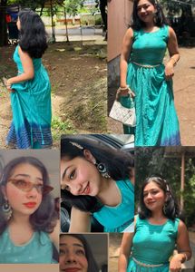 Teal Sleeveless Dress