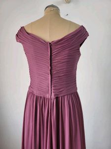 Elegant Mauve Maxi Dress