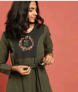 Cotton Embroidered Dress