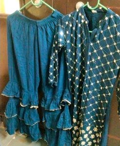 Kurti With Sharara
