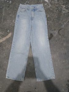 Light Wash Wide Leg Jeans