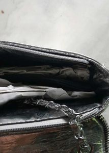 silver and pastel mini party bag