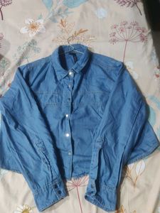 Blue Denim Casual Shirt
