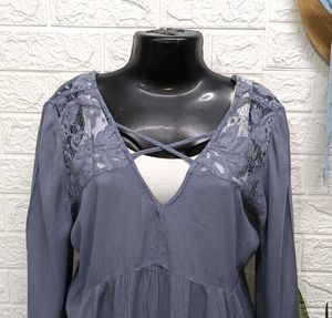 American Fitter Boho Lace Top